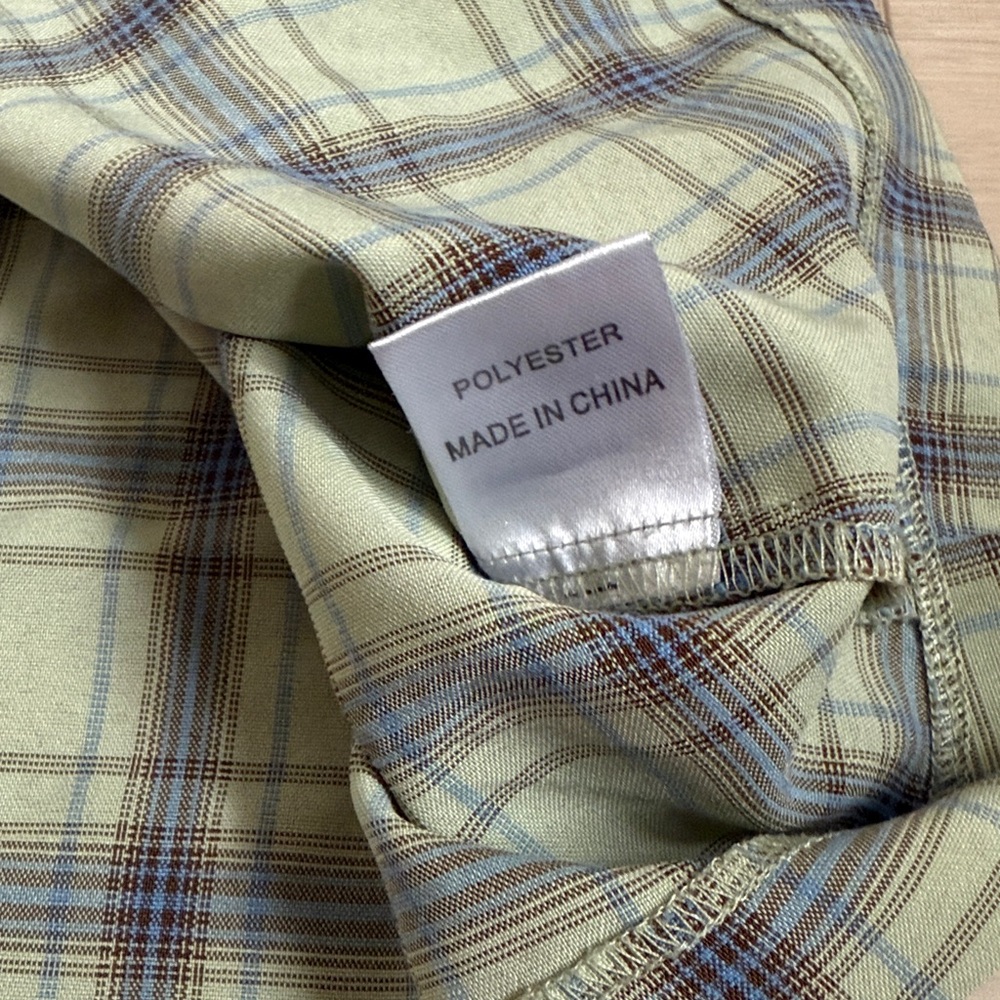 ✨Rumor Vintage Stylish Green Plaid Mini Skirt - Picture 4 of 8